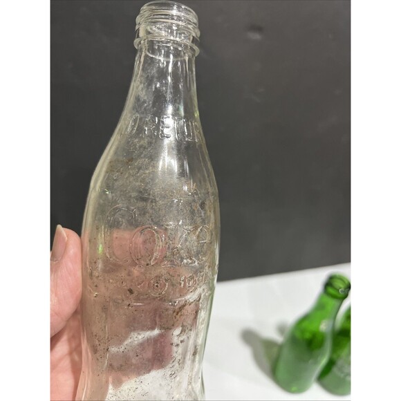 LOT WA Soda Bottles 7UP Coke-Cola Royal Crown Cola Vintage - Picture 9 of 16